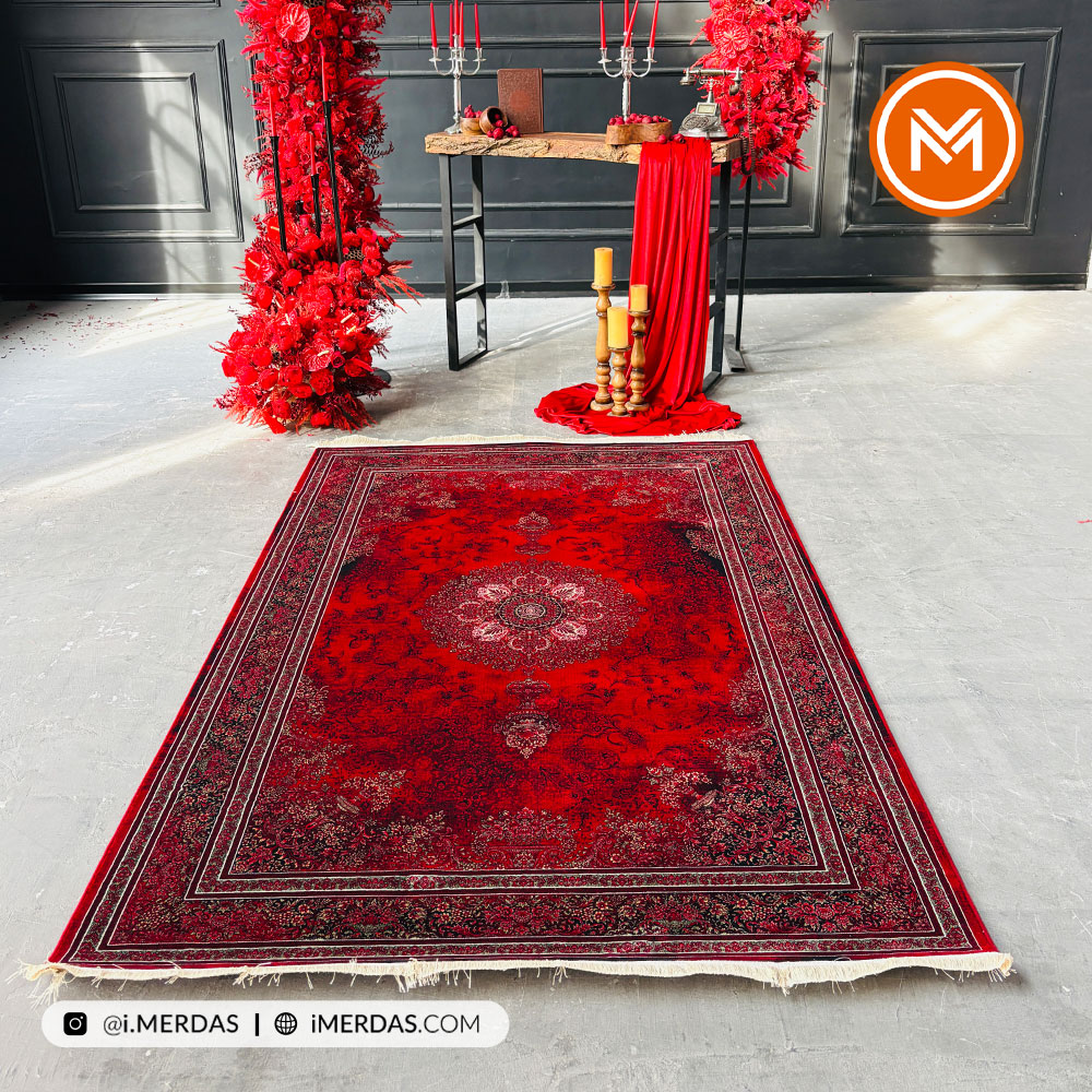 فرش وینتیج دیبا LSG زمینه تمام رنگ